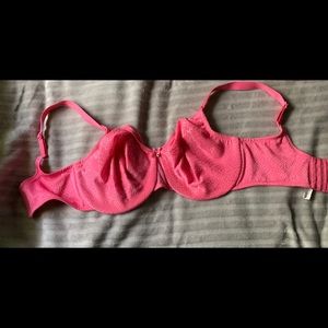 Pink bra